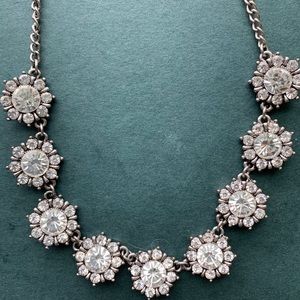 Forever21 Silver Floral Necklace